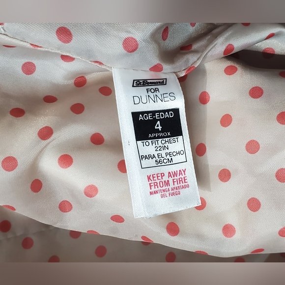 Kids Beige Trench Coat with Red‎ Trim - Picture 9 of 9